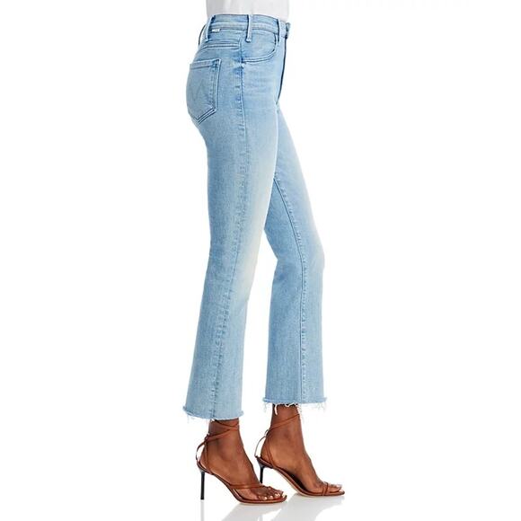 Mother The Hustler High Rise Flare Leg Ankle Jeans in Cutting Class Size 25 NWT - Picture 2 of 12
